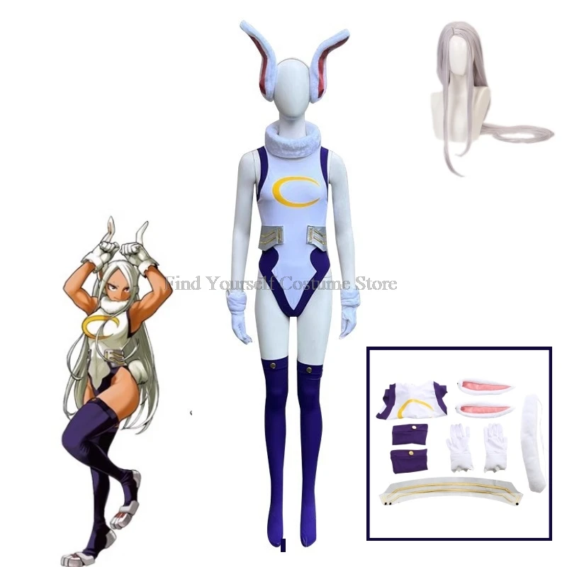 Mha Rabbit Hero Mirko Cosplay Sexy Costume Anime Bnha Rumi Usagiyama Miruko Role Playing Party Cosplay Women