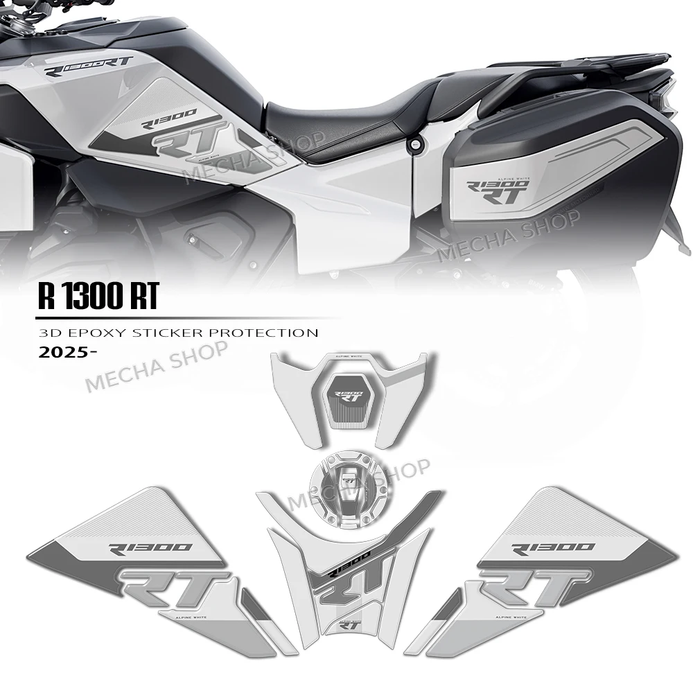 3D Tank Pad Epoxy Resin Sticker Protection Kit For R 1300 RT R 1300RT 2025 Motorcycle Accessories