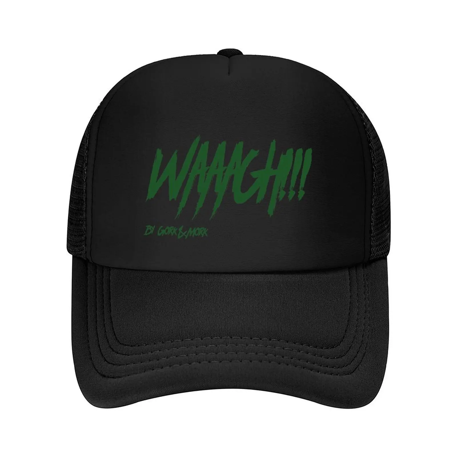 

Waaagh!!! By Gork&Mork - Dark Green Baseball Cap Uv Protection Solar Hat dad hat Ball Cap Snap Back Hat Mens Caps Women's