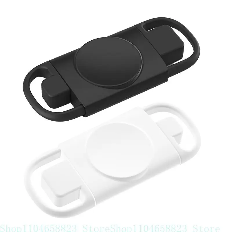 อะแดปเตอร์ชาร์จไร้สายแบบพกพา 2 in 1 เหมาะกับ GalaxyWatch 3/4 USB Fast Stand การออกแบบจิ๋ว