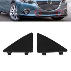 2x For Mazda 3 2014-2016 Front Bumper Lower Grille Triangle Tow Hook Cap Cover BHN1-50-101 BHN1-50-102