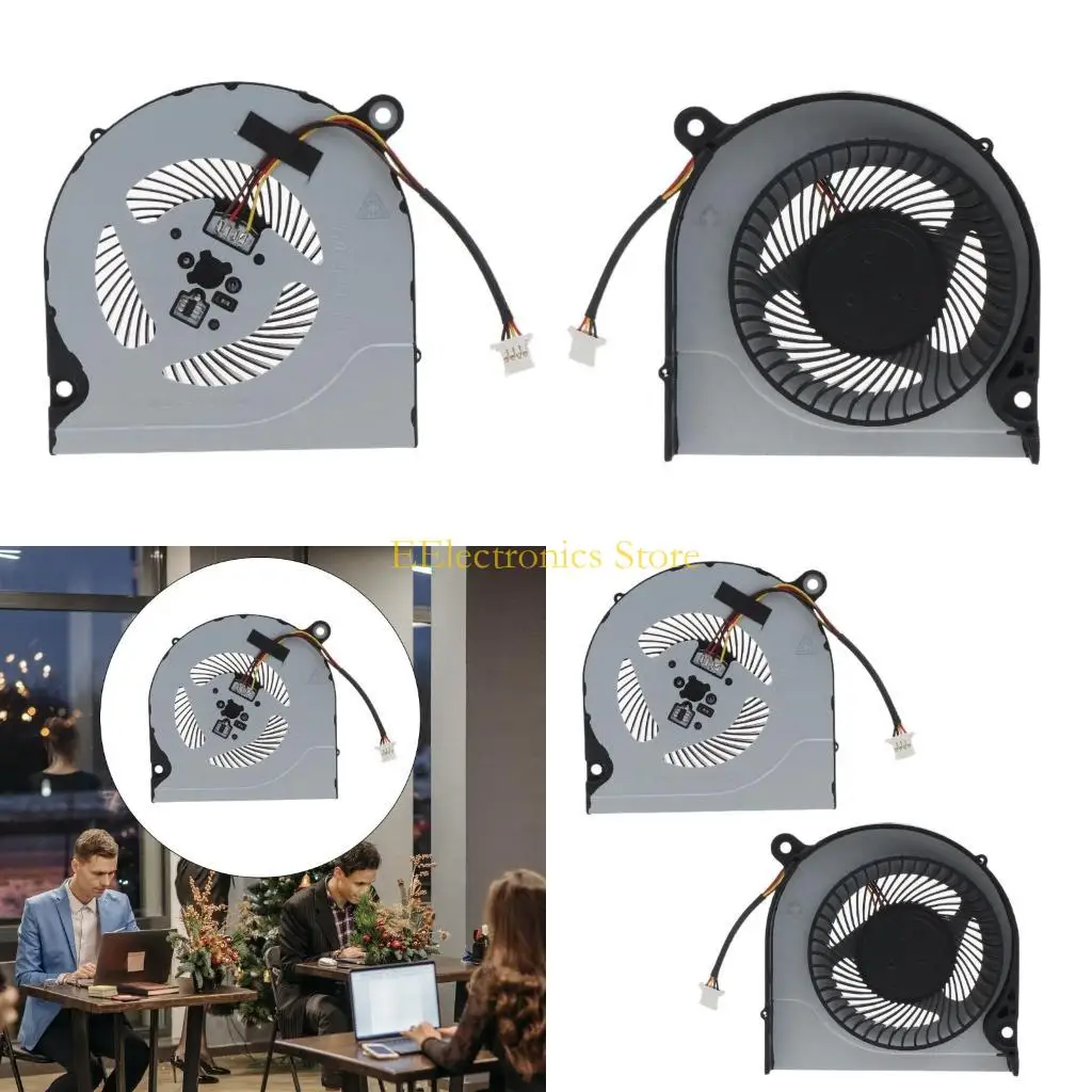 

B03C Охлаждающий вентилятор ноутбука 5 В 0,5A 4PIN ЦП Радиатор ЦП для Helios 300 Fean