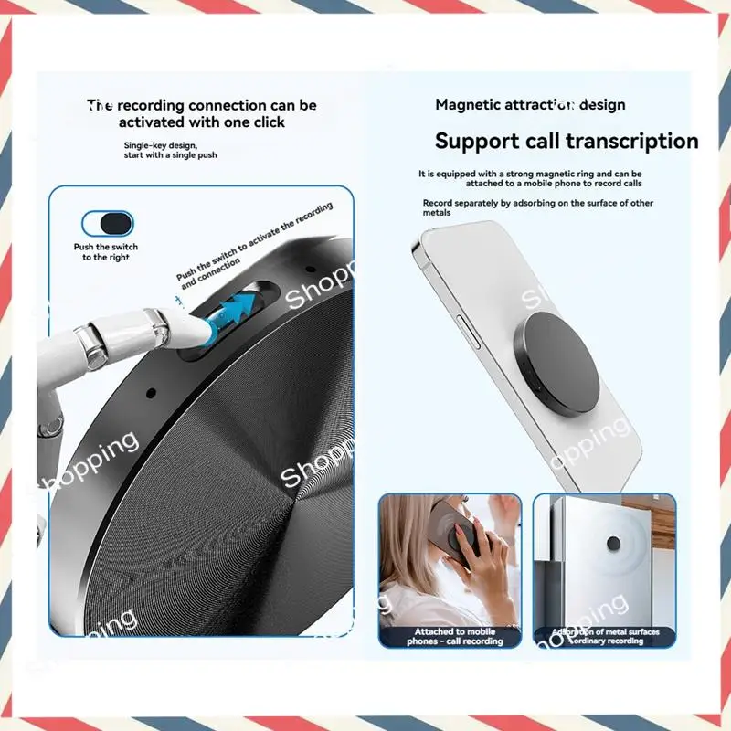 Mini registratore vocale AI M20K con dittafono di controllo APP con trascrizione Chatgpt Dittafono controllato da APP