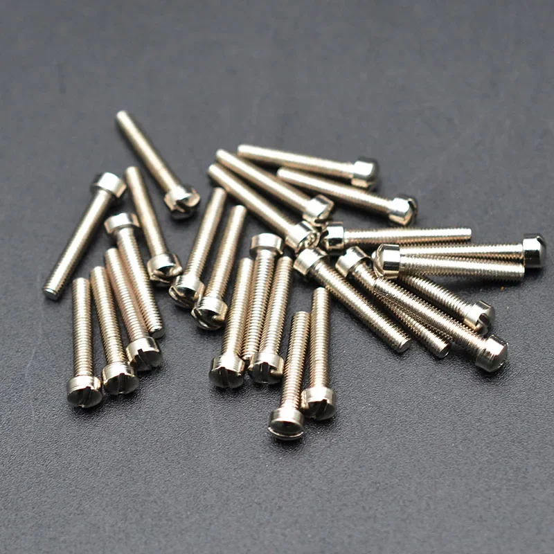 

100pcs Electric Guitar Humbucker Pickup Polepiece Pole Screws Guitar Pickup Screw Rods 18mm Length 3mm Diameter