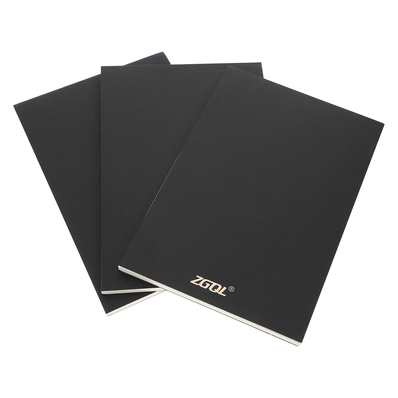 Cuaderno de 3 libros, Bloc de notas de papel cuadriculado, suministros de oficina, notas blancas para viajes de estudiantes