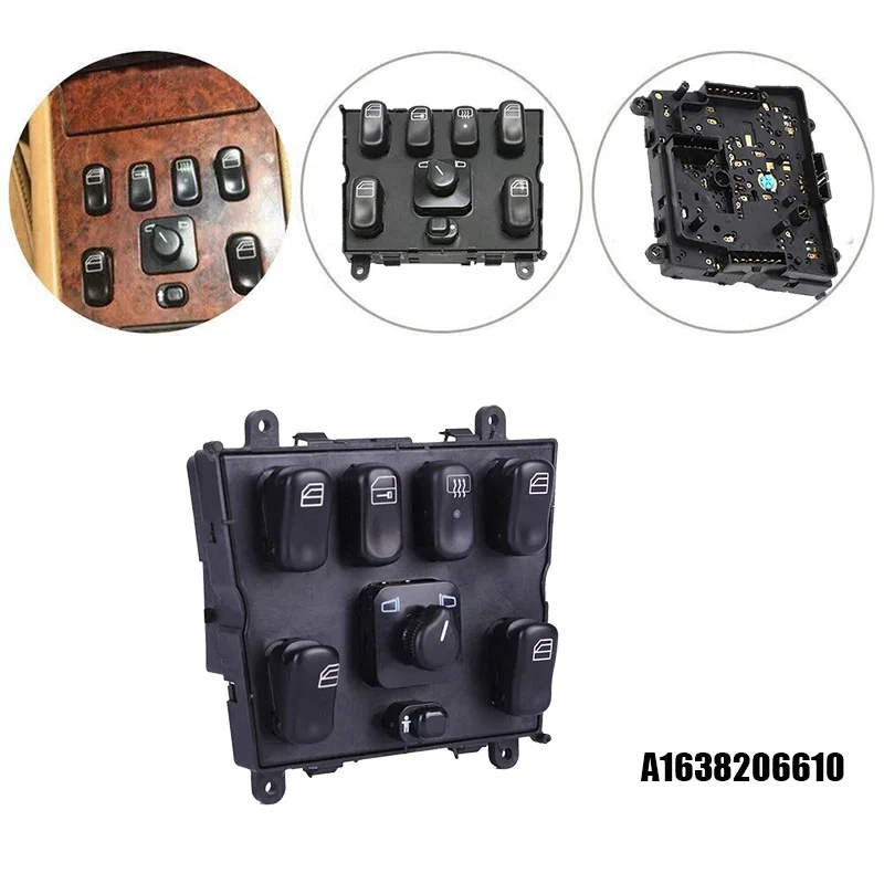 Power Window Switch for Mercedes-Benz ML320 W163 ML400 ML430 ML500 A1638206610 1638206610