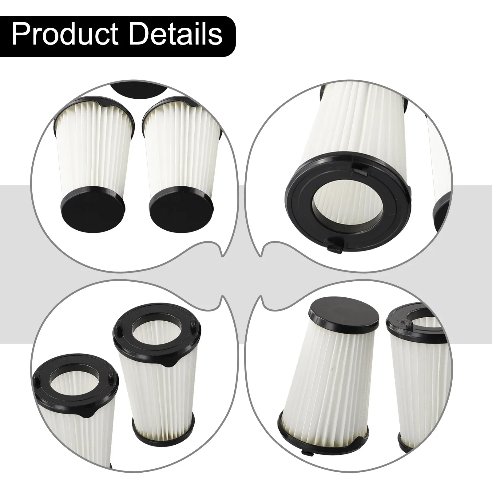 4 PCS For Electrolux Handheld Vacuum Filter Set For ZB3411 / ZB3414 / ZB3414AK Vacuum Cleaner Absolute Spare Part