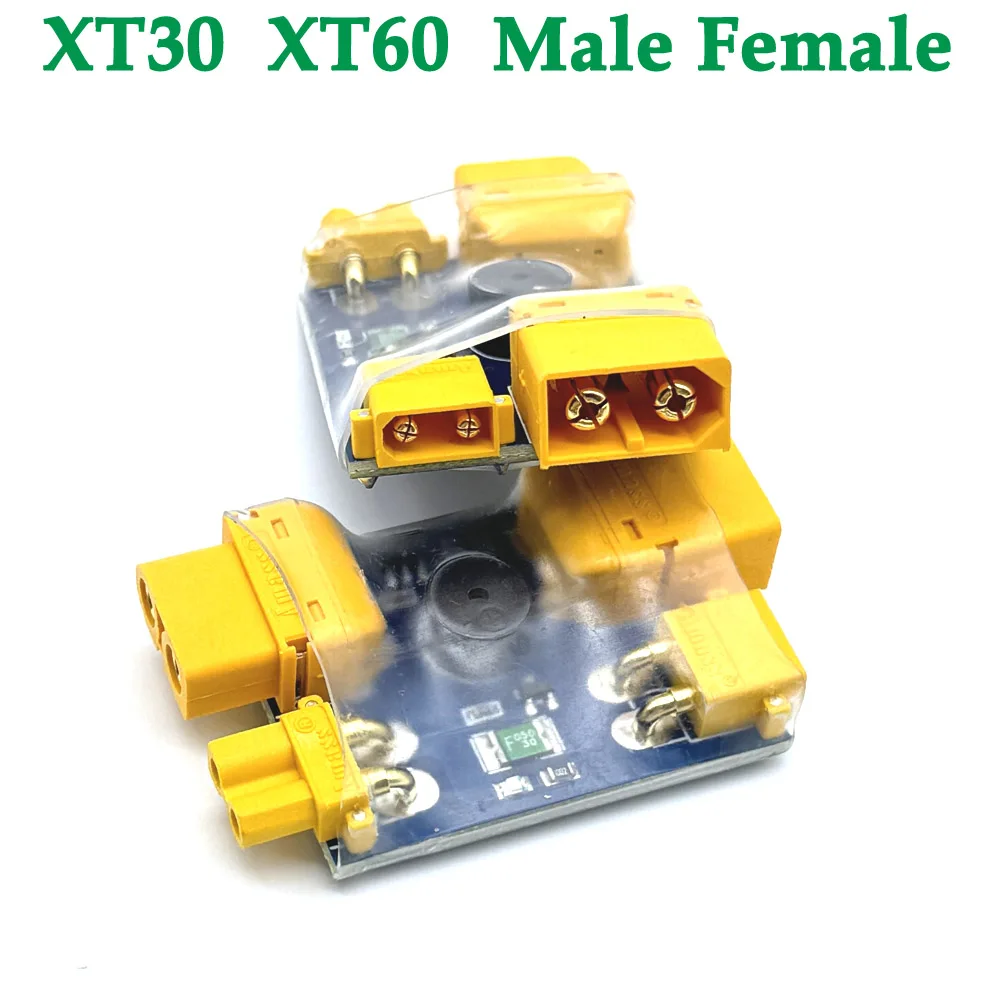 

Smoke Stopper XT30 XT60 Male Female 1-6S Self-healing Resettable Fuse Smoke Test Tool for RC Model FPV Drone Boat Pasrt