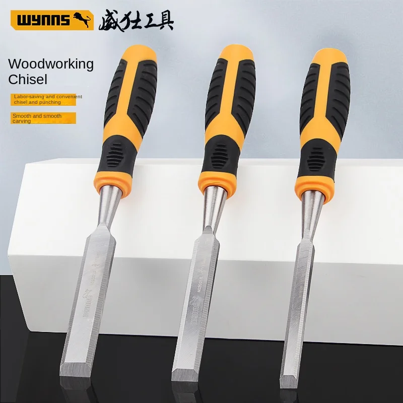 Wyj Woodworking Chisel through-Core Handle Wood Chisel Flat Chisel Flat Chisel Shovel Chisel Wood Craftsman Tool Bags