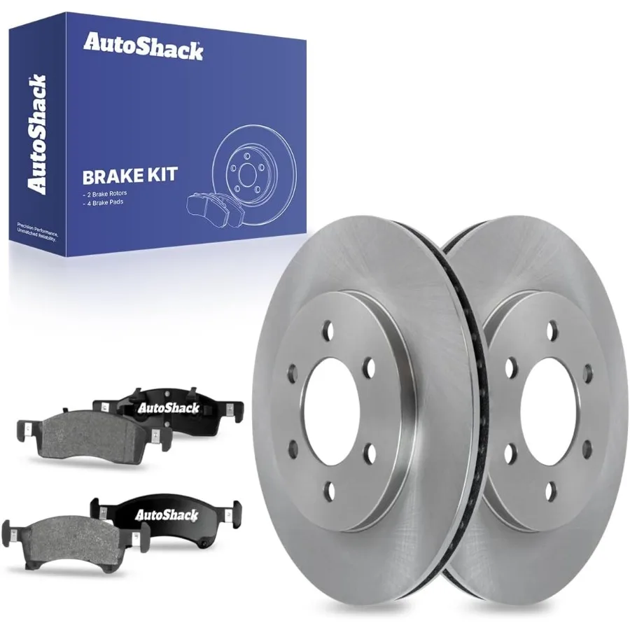 

Передние вентилируемые тормозные роторы + замена керамических тормозных колодок для Ford Expedition Lincoln Navigator 2003-2006 годов, комплект из 6 предметов 12,99 330 м