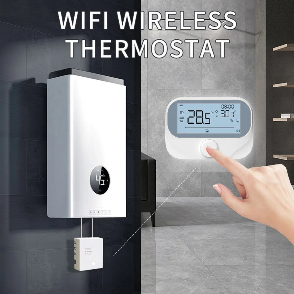 Smart Home Heating Wireless Thermostat Boiler Controller Smart Wireless Thermostat Control Programmable Thermostat