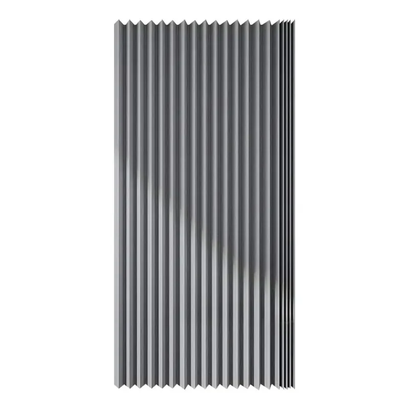 Magnetic Shower Curtain Foldable with 14 Hooks, Modern Bathroom Curtain, Shower Screen for Bathroom