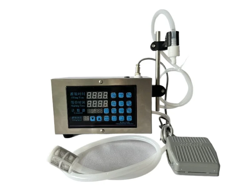 

GFK280 small numerical control liquid high precision filling machine, electric Baijiu beverage quantitative filling machine