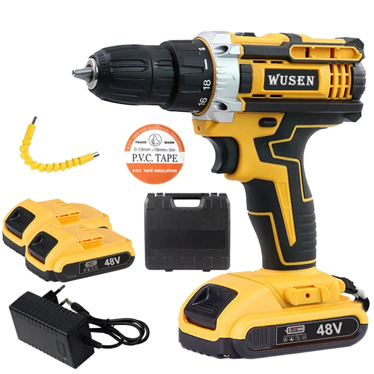 Rechargeable Brushless Bor Cordless Impact Drill Industrial Electric Portable 21v Other Power Drills