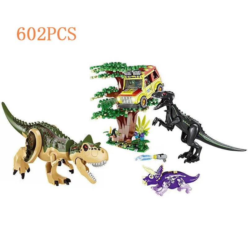 Moc Jurassic Dinosaurus Schip Speelgoed Bouwsteen Ontsnappen Uit Oceaan Mosasaurus Montage Bricks Educatieve Sets Kinderen Geschenken