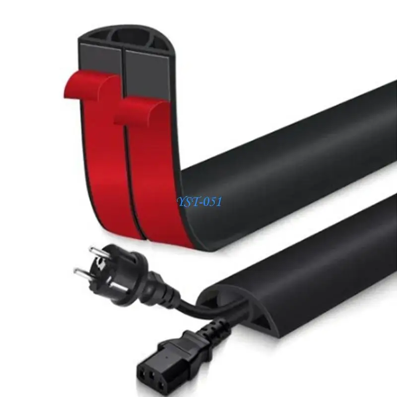 E15A 1M Flexible Rubber Cable Duct for Wire Protecting Durability and Easyly Install