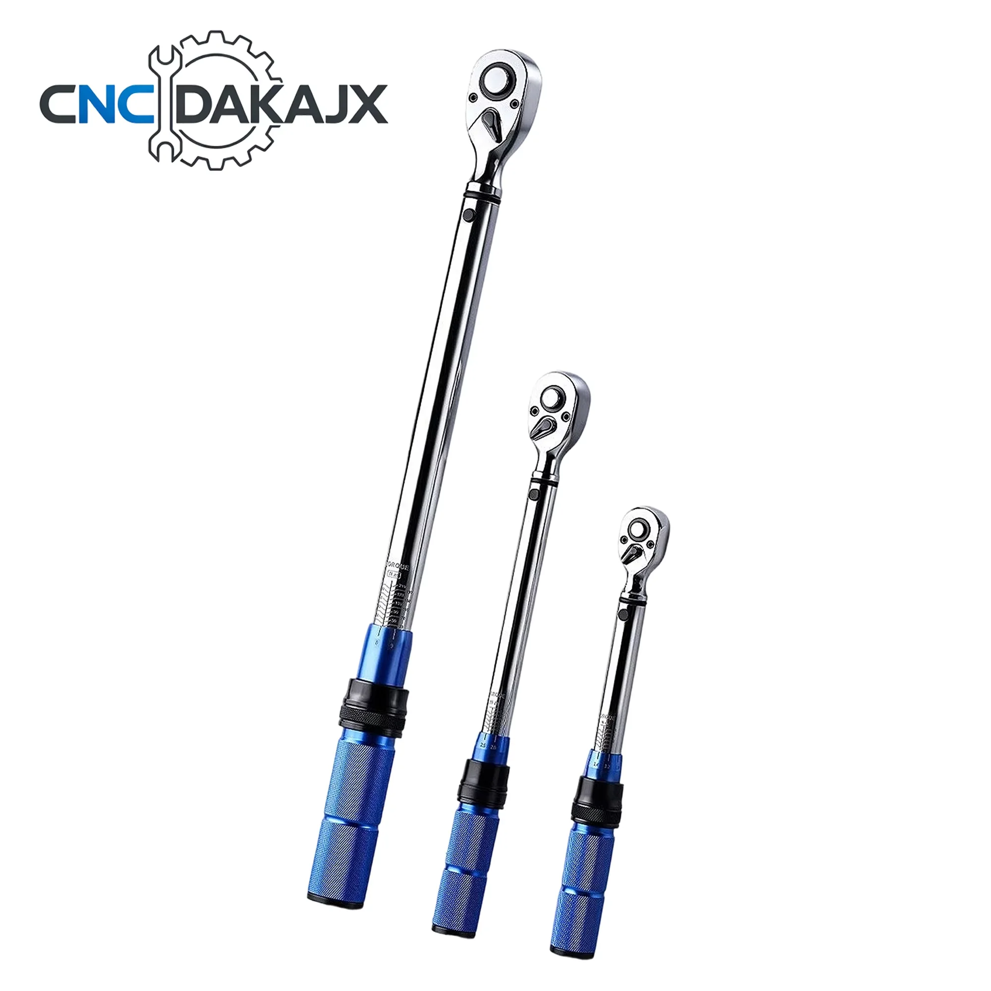 Preset Adjustable Torque Wrench 5-210Nm 1/4" 3/8" 1/2" Drive Swivel Head Spark Plug Tool For Automobile Motorcycle Bicycle