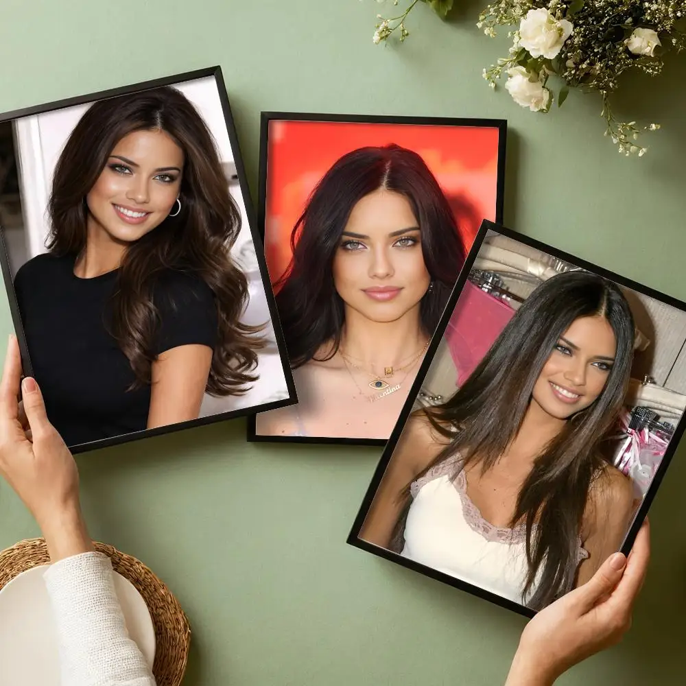 Model A-Adriana Lima Poster Decorative Wall Art Stickers Mural Photo Print for Home Living Room Hallway Decor