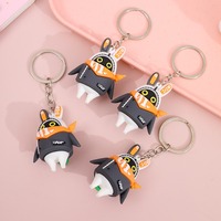 Game Zenless Zone Zero The Bangboo Keychain Cute Cartoon Accessories PVC Soft Rubber 3D Decorative Figurine Dolls Ornament Gifts