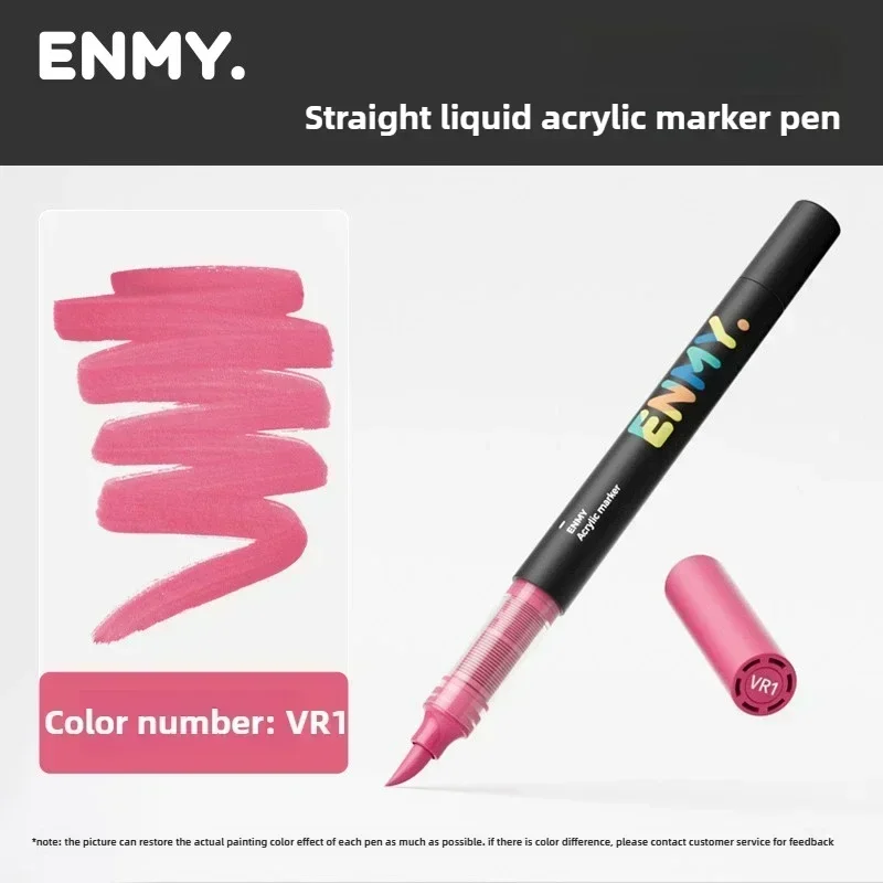 ENMY Black Box Direct Flüssige Acrylmarker mit Papier, 24–80 Farben, weicher Kopf, bunter Malstift, DIY-Farbmarker