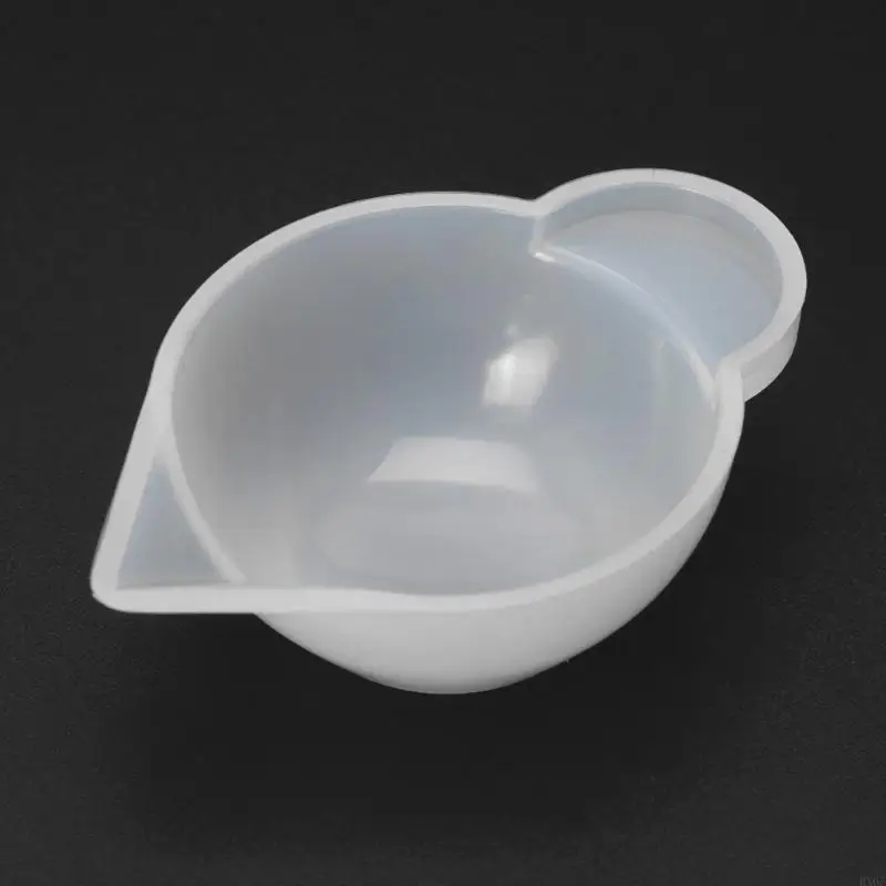 HX6F Silicone Mold Cup Dispenser Color Modulation Tools Children Handmade DIY Crafts