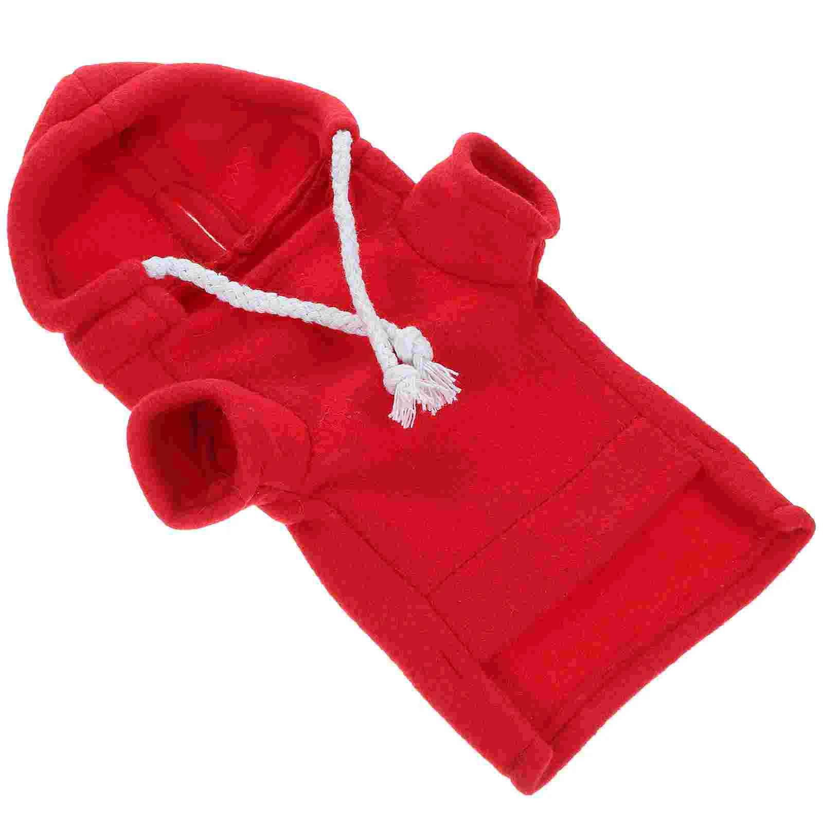 

Mini Dog Vest Ferret Sweatshirt Outerwear Pet Hamster Guinea Pig Red Size Small Sweater Outdoor Clothes