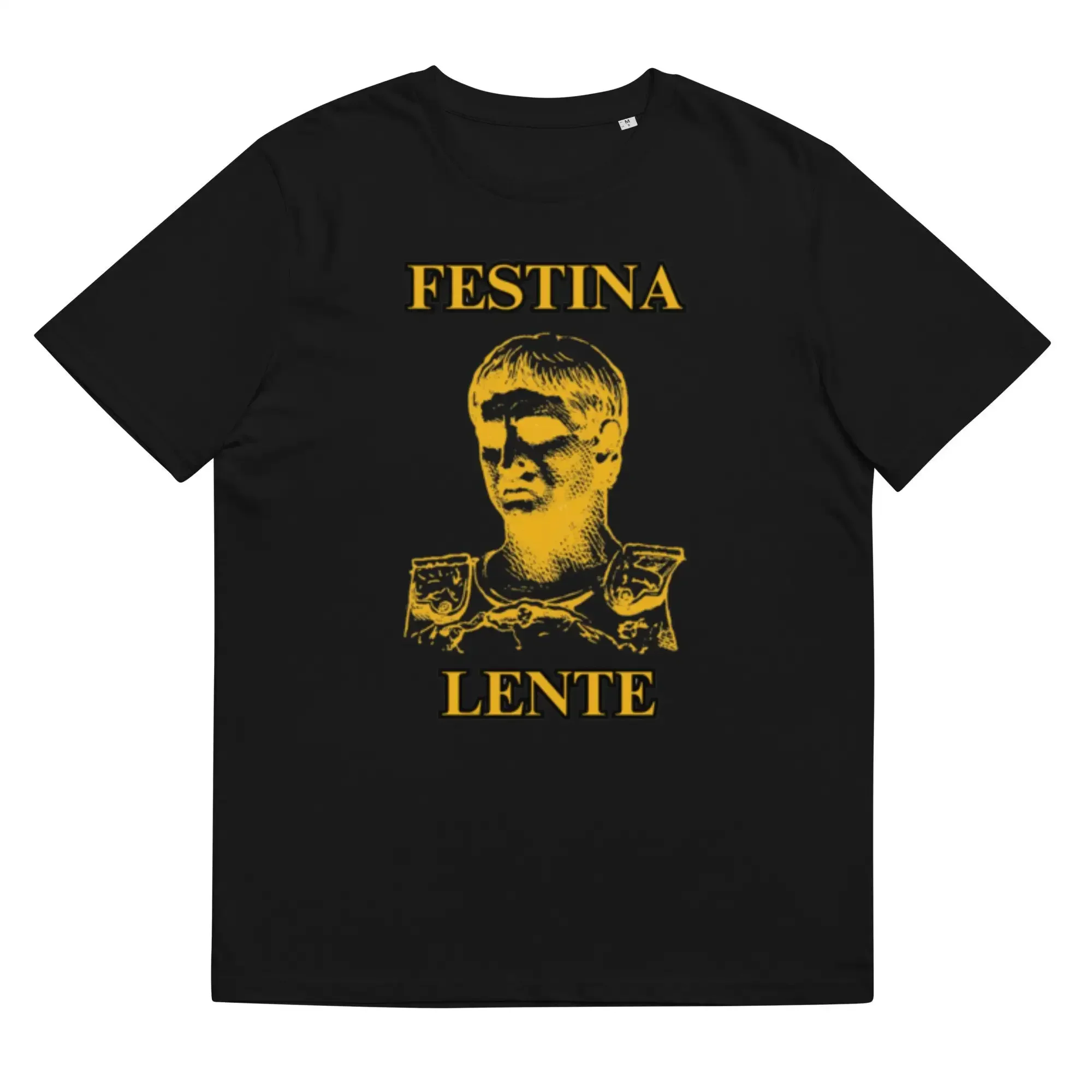 Camiseta unissex de algodão orgânico Festina Lente