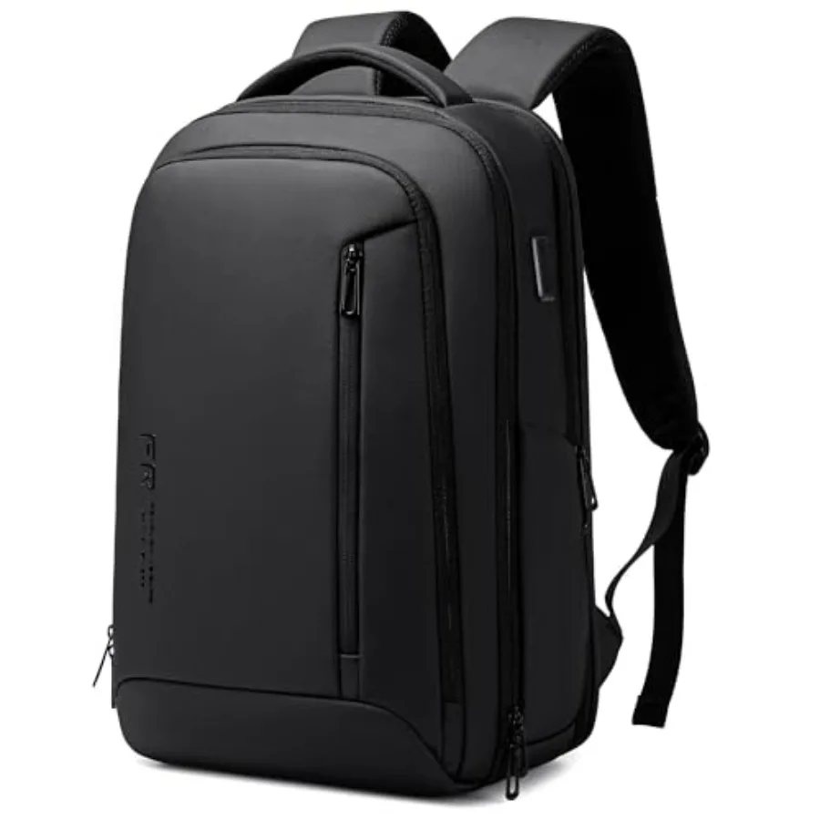 Laptop Backpack for Men Business Backpack with USB Charging Port Water Resistant Tech Backpack Mens 17 Inch Laptop Bag for Work