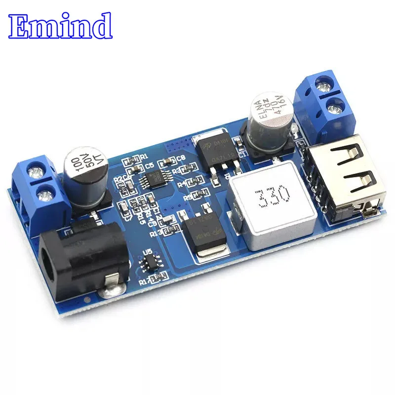 2/5/10/20/50Pcs DC 5V6A DC-DC Step-Down Power Supply Module 12V24V To 5V Power Converter USB Charging 5A High Power 30W