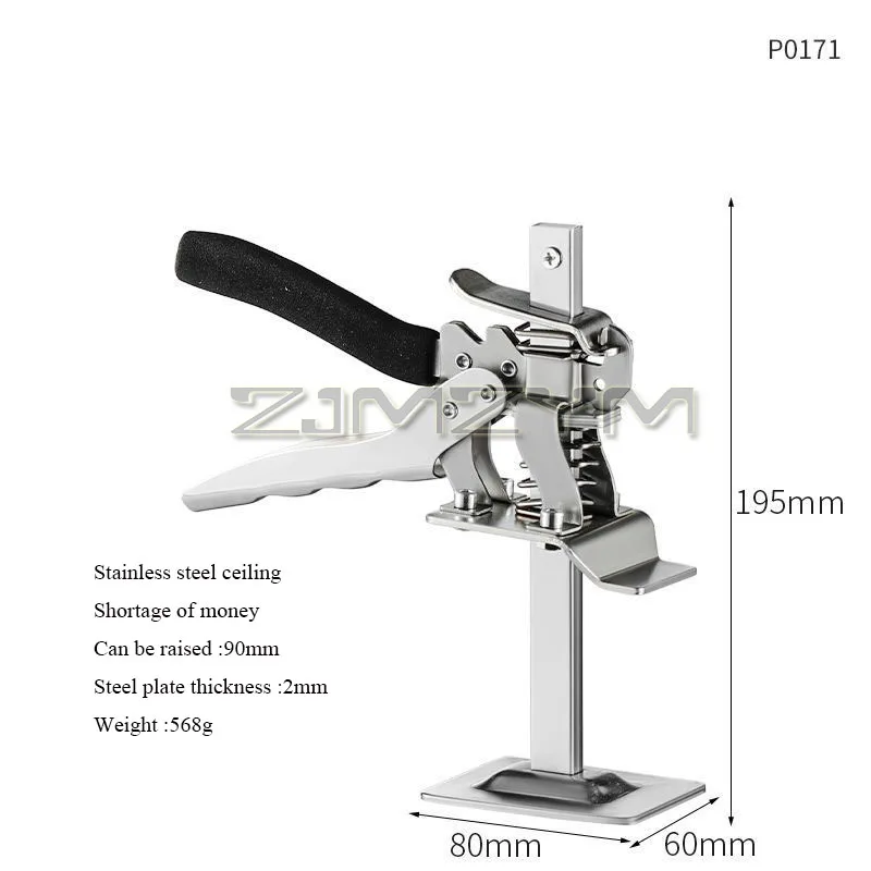 Labor Saving Arm Jack Elevator Cabinet Lifter Height Locator Adjuster Lifter Multi-Function Drywall Lift Wall Tile Locator