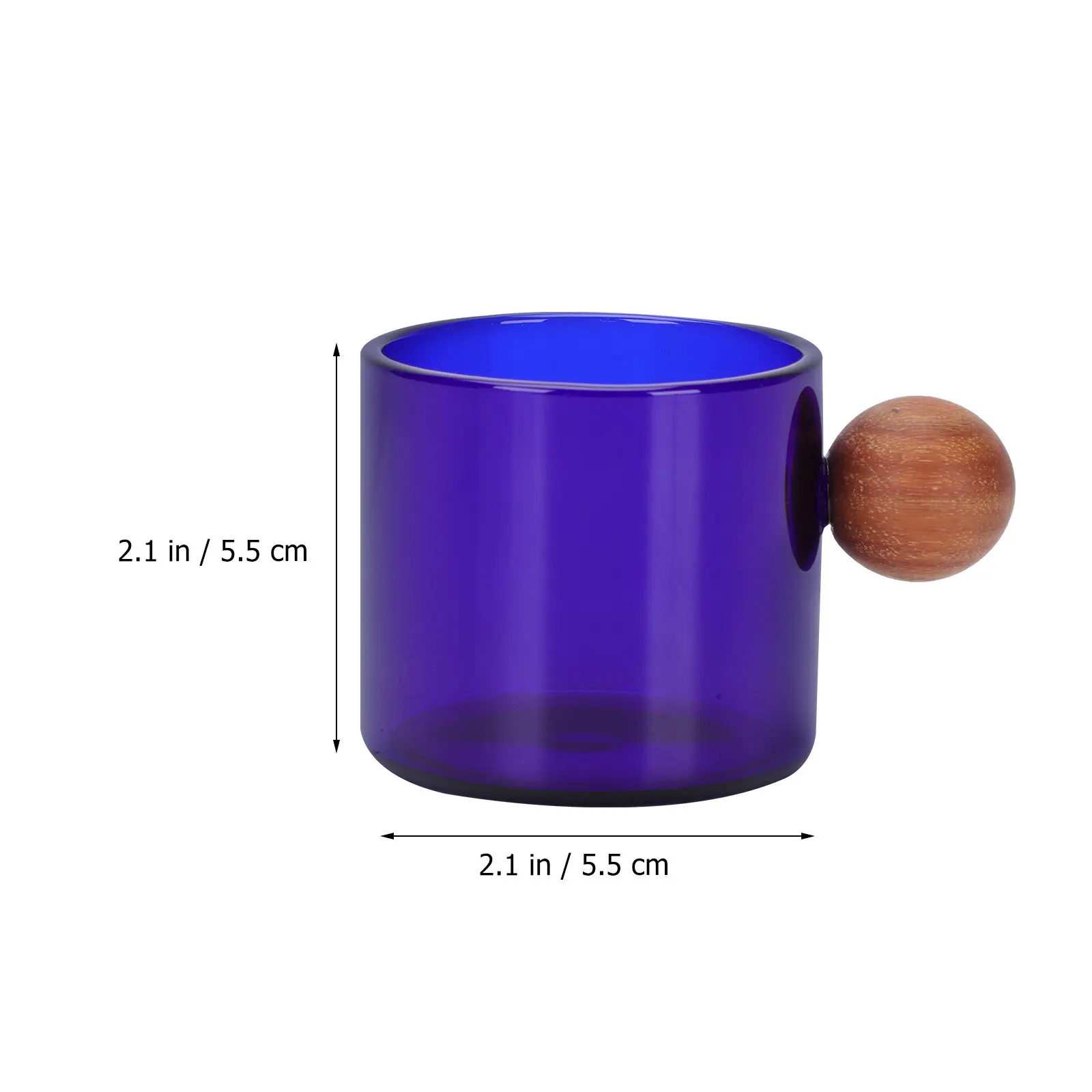 1Pcs Clear Glass Beverage Mug Fine Craftsmanship Smooth Rim Ergonomic Handle Multi Functional Water Cup for Coffee Juice Milk