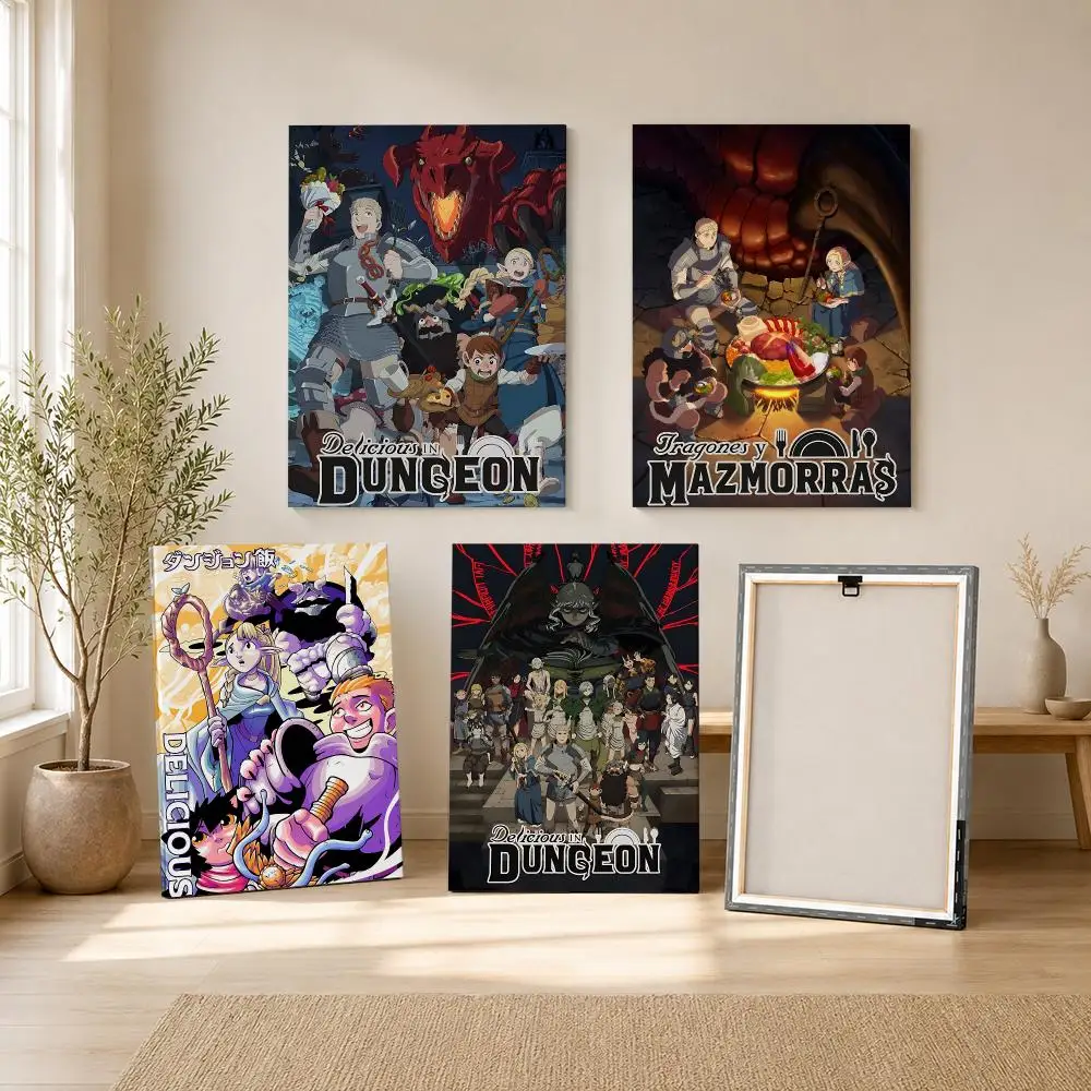 Best Sale D-Delicious-in-D-Dungeon Painting Calligraphy Canvas Wall Art Living Room Bedroom Hallway ClearPrint Non-Fading&Gift