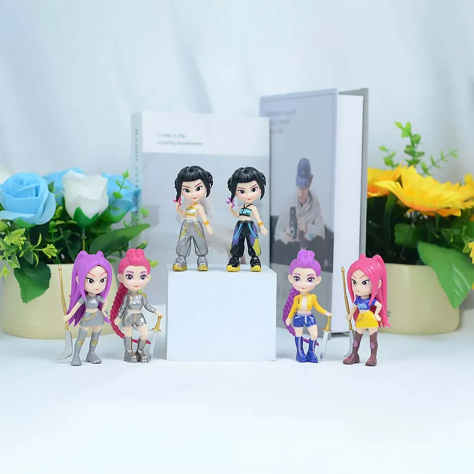 2026 novo anime kpop diabo caçador boneca brinquedo de vinil rumi mira zoi personagem máscara de vinil caixa cega ornamento brinquedo presente de ano novo