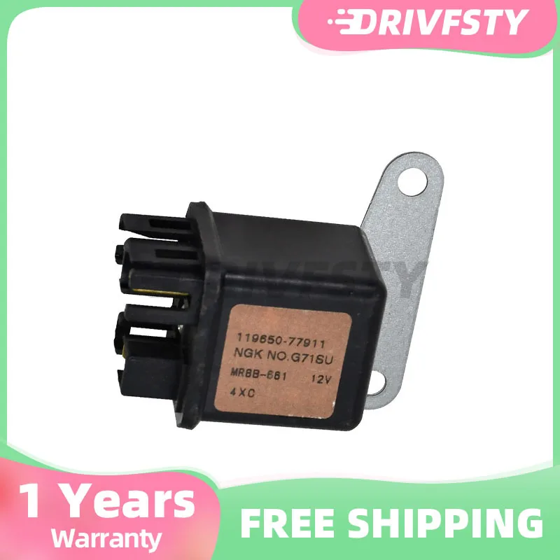 

For Yanmar R11EA Glow Relay 12V 4TNV94 Engine Glow Plug Relay 119650-77910 119650-77911 Car Accessories