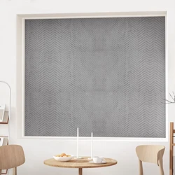 Blackout winter warm and windproof flannel plus cotton and thick Velcro adhesive finished curtains 1pcs