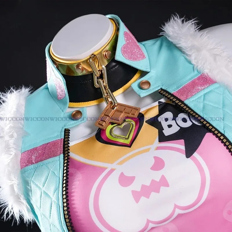 

25COSZenless Zone Zero Костюм Парик Приголомшливый Милашка Николь Демара Косплей Новая кожа Униформа Кукла Приголомшливые Женщины Хэллоуин Вечеринка