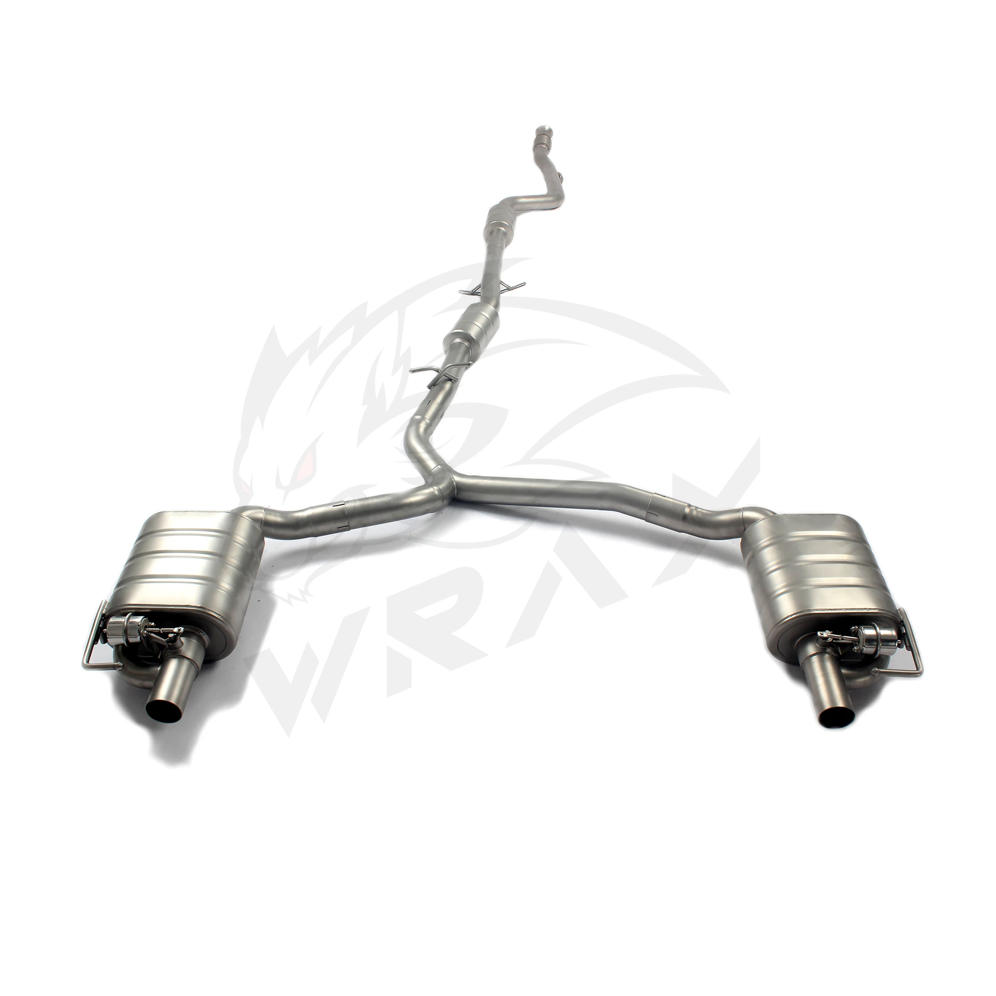 Wydech sportowy z zaworami, układ wydechowy Catback do BENZ Klasy C W205, rura ze stali nierdzewnej, możliwość personalizacji.