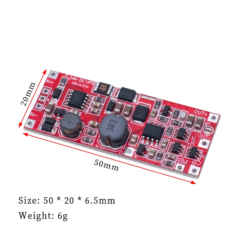 DC 12V/15V 24W 1A UPS Power Supply Module Uninterruptible Power Control Board 2S V4.0CN Charging Step Up Protection Module