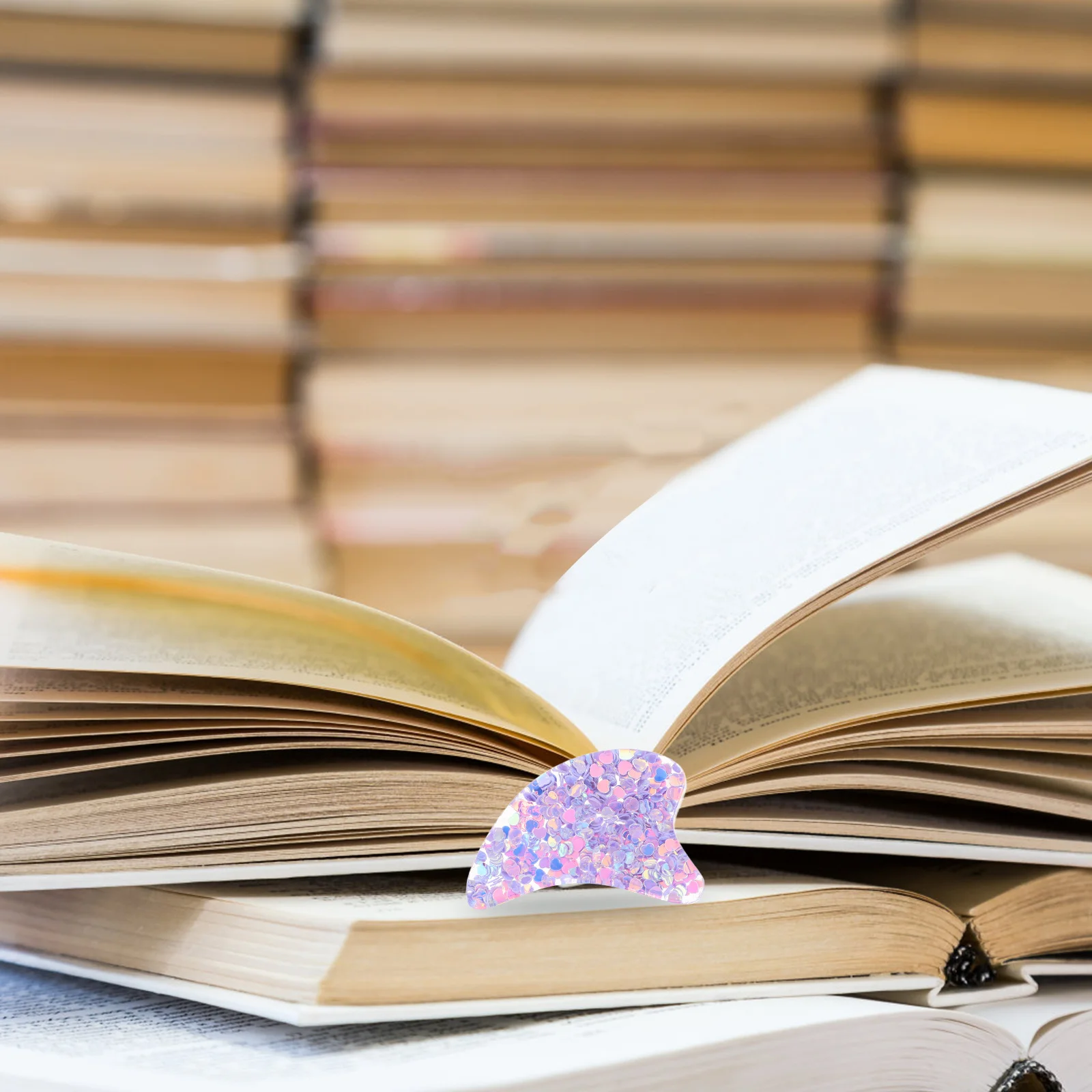 

Book Page Holder Finger Book Holder Lightweight Smooth Page Spreader Practical Reading Supply for Students Writers