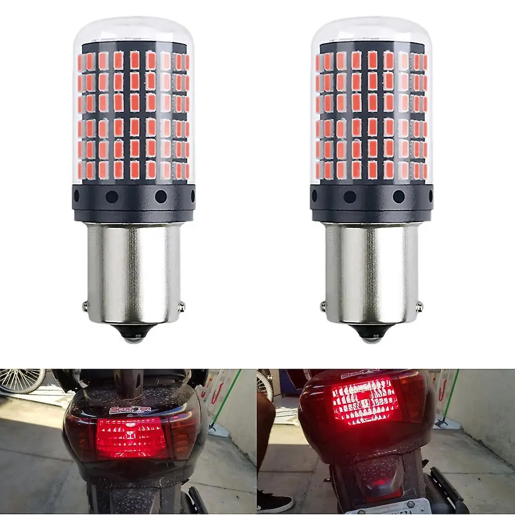 2pcs Car P21-5w Bay15d 1157 Led Canbus Light