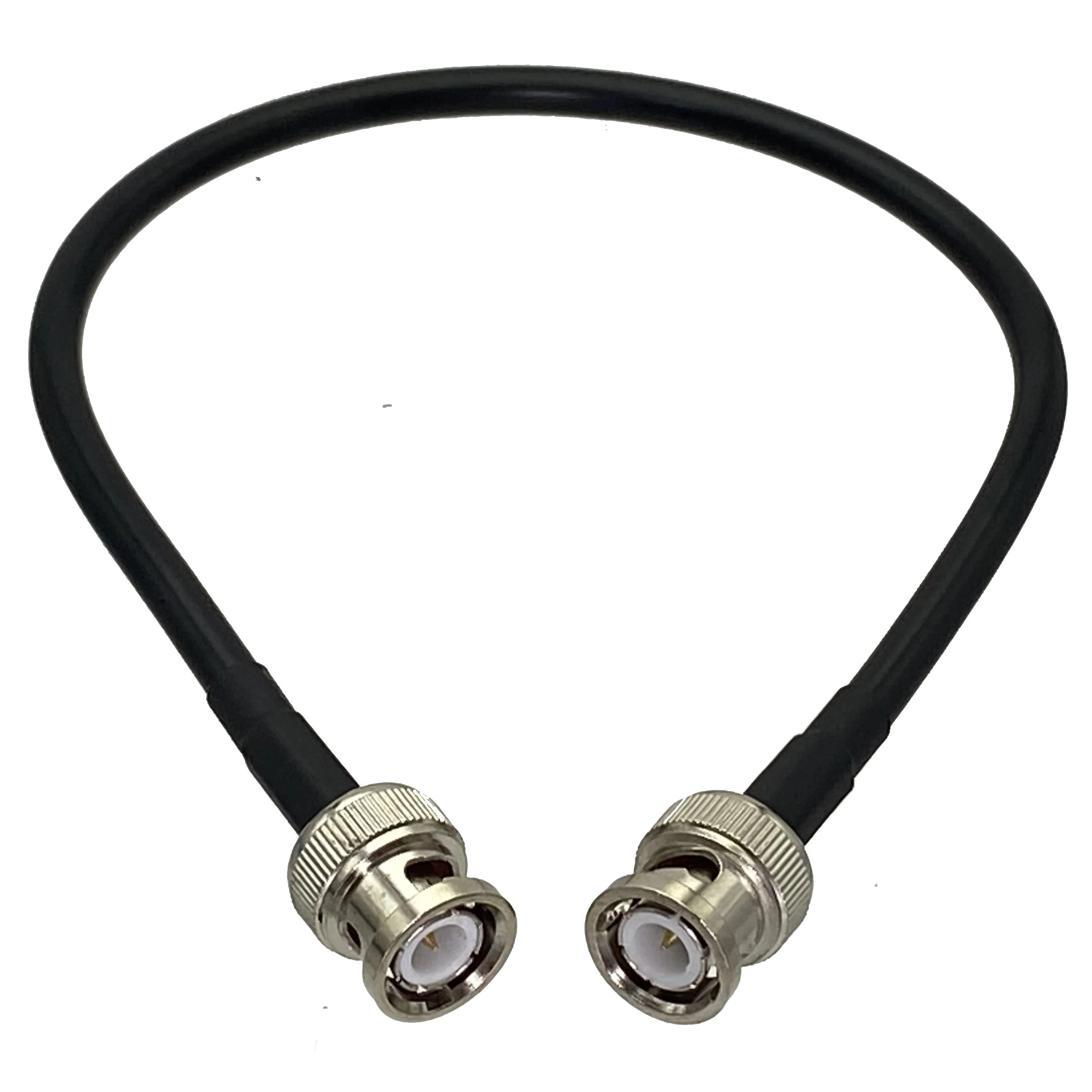 1 szt. RG58 BNC wtyk męski do BNC wtyk męski, kabel koncentryczny RF, przewód połączeniowy, nowy, 4 cale ~ 5M FJM-01