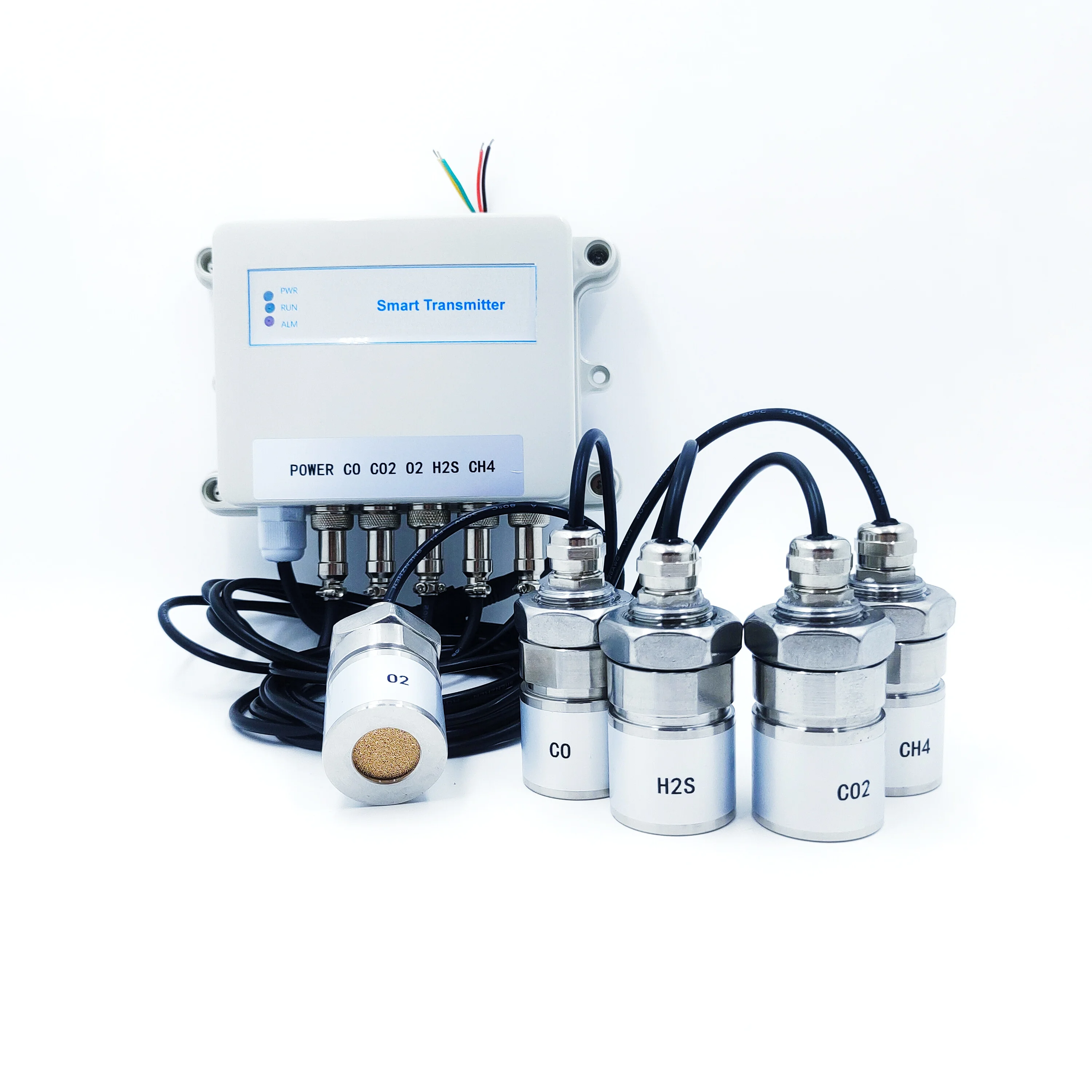 2025CE LORA LORAWAN GPRS 4G WIFI RAS485 Module mural en acier inoxydable nh3 moniteur de gaz