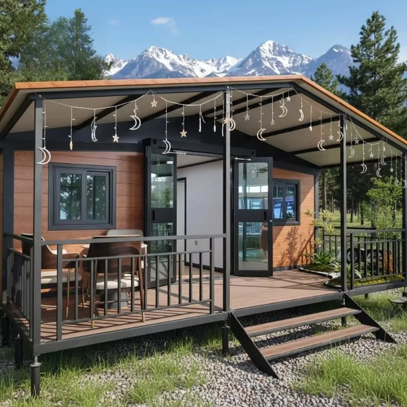 Upgrade Thick Panel Foldable Prefab House Enhanced Heat Preservation Sound Insulation Performance All Round Optimized Portable