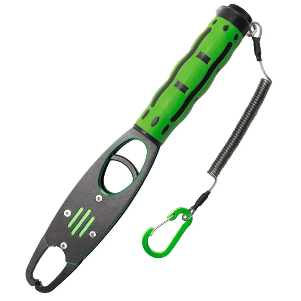 

Fish Lip Grip Grabber With 18Kg Weight Scale Aluminum Alloy Holder Grabber Grip Lure Fishing Tackle Accessories Tool Pesca