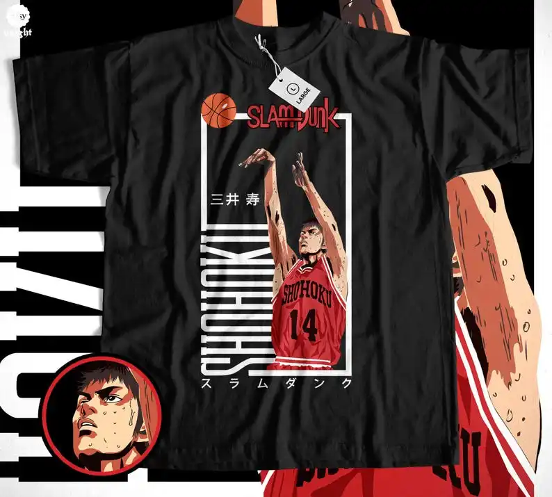 Legendary Shooter Unisex T-shirt - 90s Basketball Anime Style, Classic Japanese Manga Apparel, Three-Point Master, Otaku Gift, R