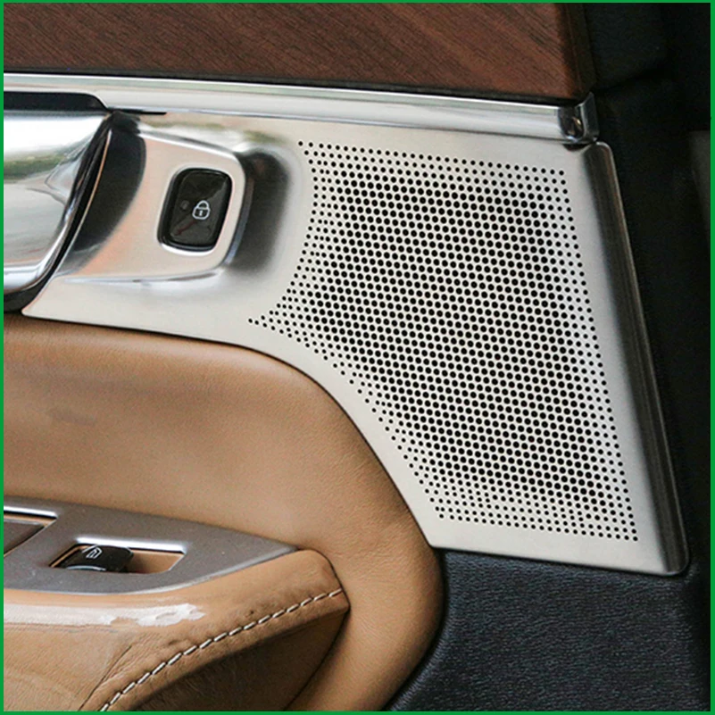 

For Volvo XC90 2015-2020 Door Audio Speaker High And Low Sound Cover Trim Decoration Auto Parts Accessories