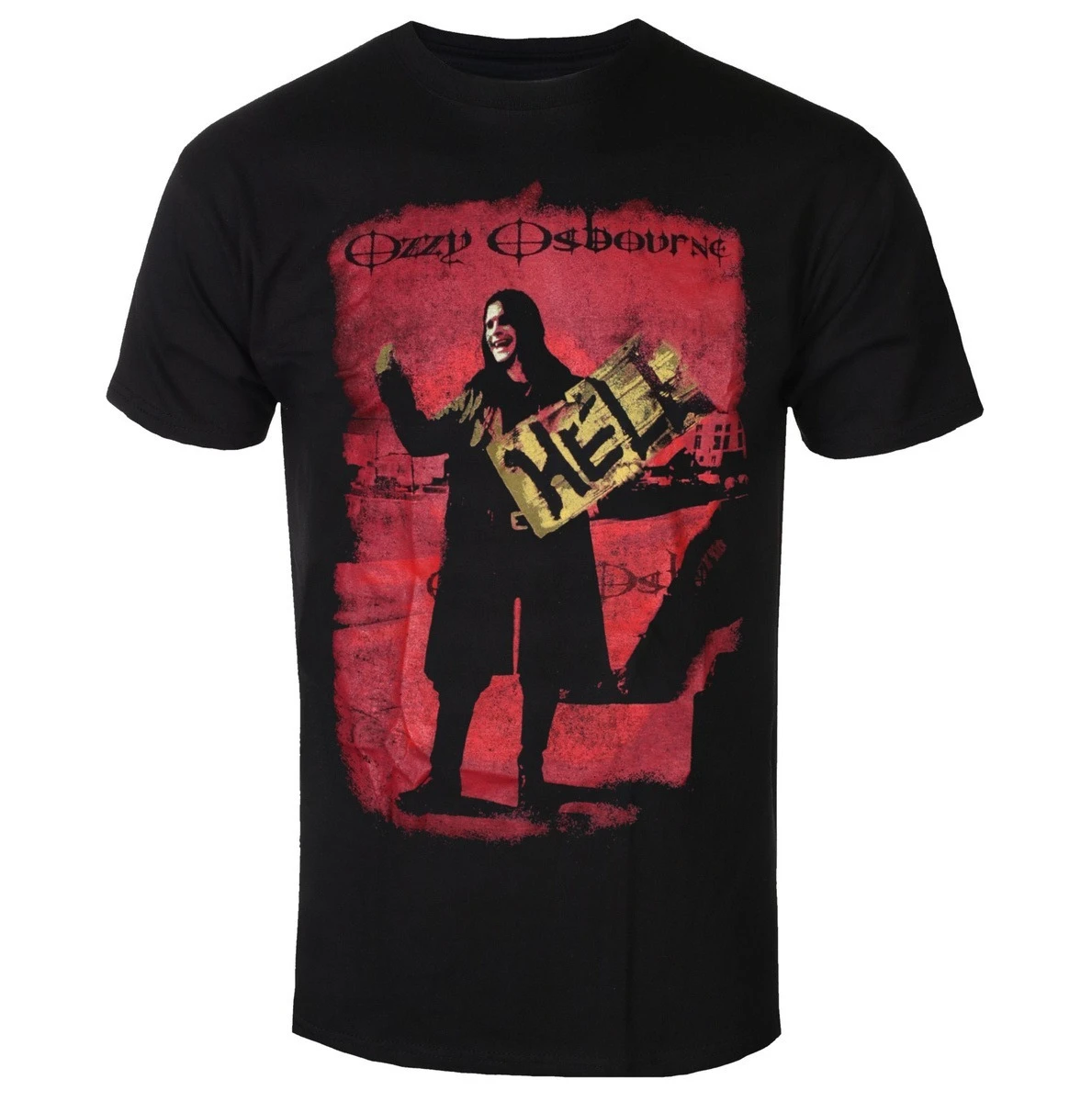 

Ozzy Osbourne Hell Периферийная одежда с узором и принтом Летние элитные брендовые хлопковые мужские и женские футболки с короткими рукавами