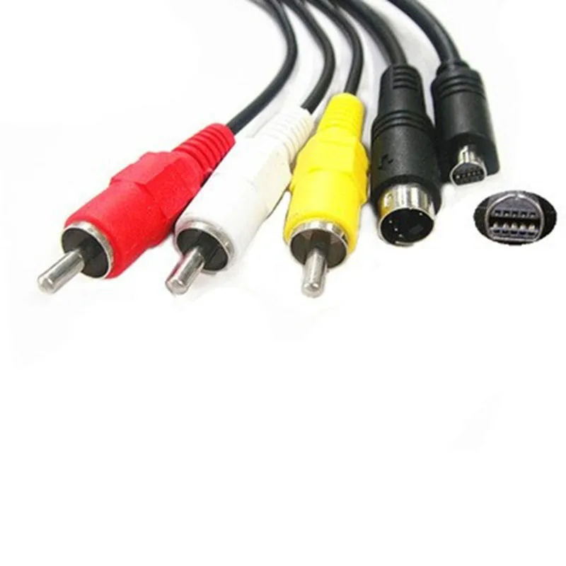 AV RCA Datenkabel für SONY Digitalkamera VMC-15FS Connect Wire für SONY DV Audio SVideo Cord – Detail 6