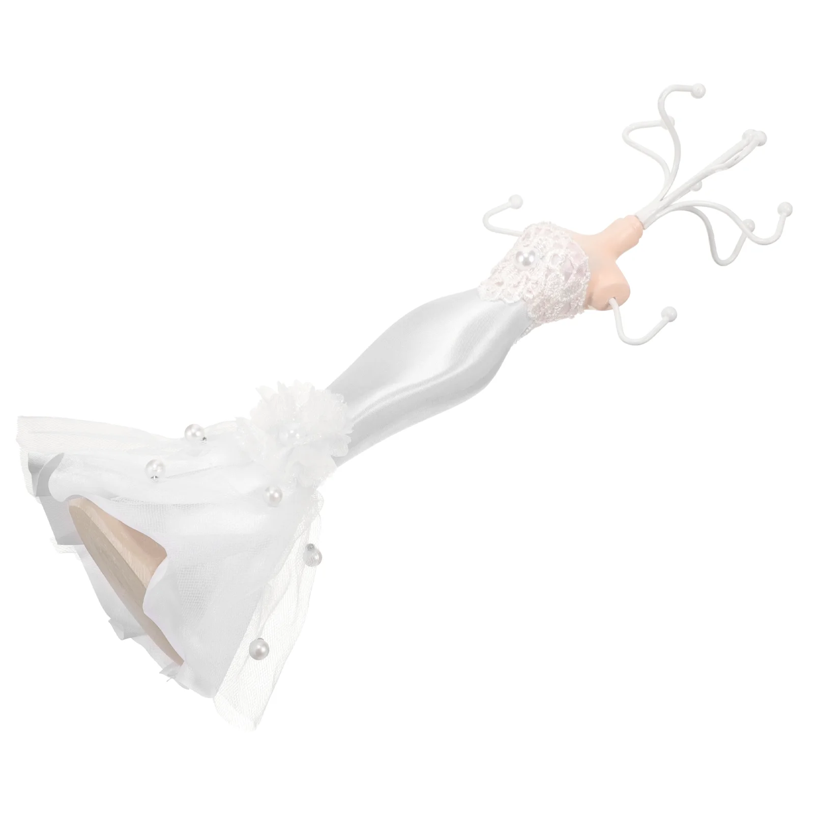 

Jewelry Display Stand Velvet Charms Pendant for Girls Shelf Necklace Holder Women Holders Selling Earring