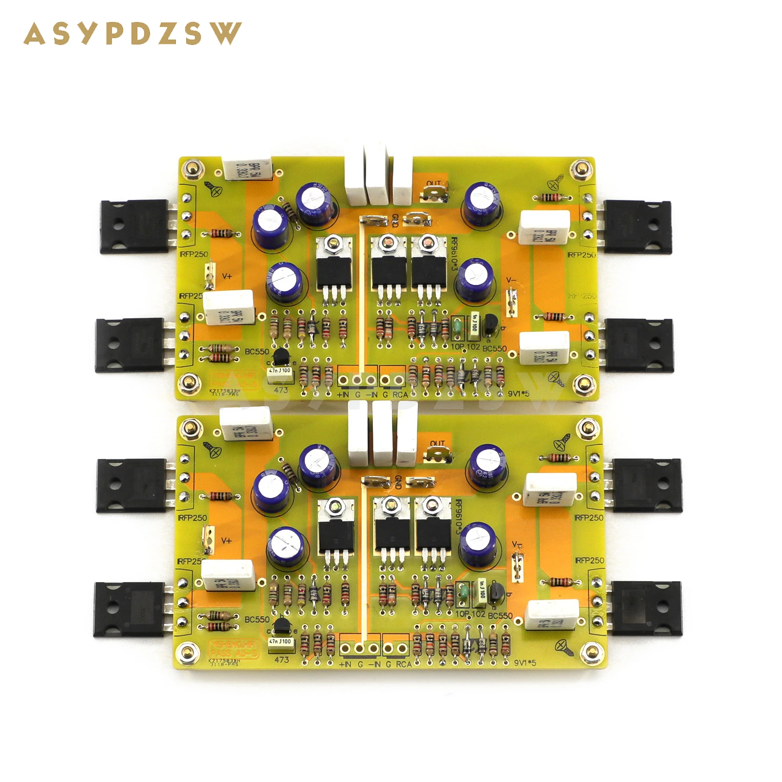 

HIFI YS-A3 Pure Class A Power amplifier Base on PASS A3 Aleph-5 30W+30W 4--8 ohm DIY Kit/Finished board